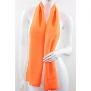 Plain Silky Scarf - Free Delivery